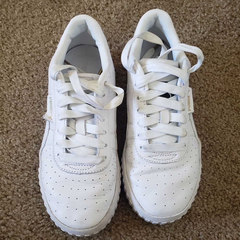 Puma Size 8.5 White Women's Cali Sneaker